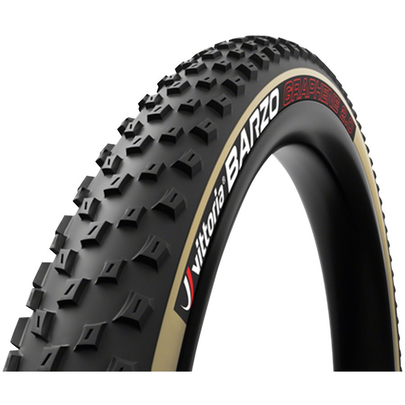 Vittoria Barzo Tire – 29 x 2.35, Tubeless, Folding, Black/Tan,<(>,<)> G2.0