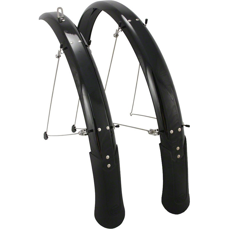 Planet Bike Cascadia 29″ x 65 Fender Set: Black (29 x 1.5-2.0)