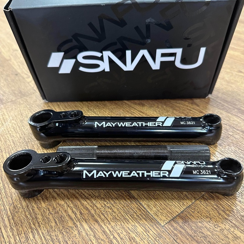 Snafu Mayweather Cranks Black 170mm