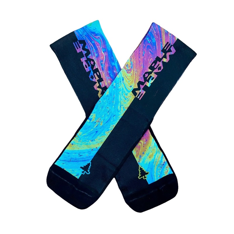 Maple Flip SUB6 6″ Socks – Oil Slick S/M