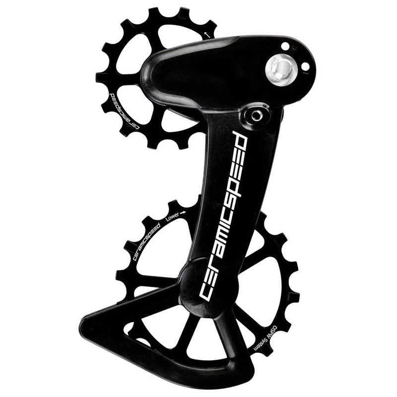 CeramicSpeed OSPW X Pulley Wheel System Shimano XT/XTR 1×12  – Alloy Pulley Carbon Cage BLK