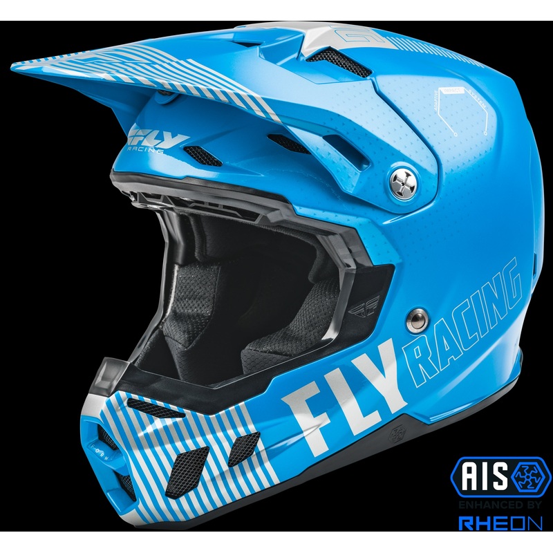 FLY RACING Formula Cc Primary Helmet Blue/Grey 2x
