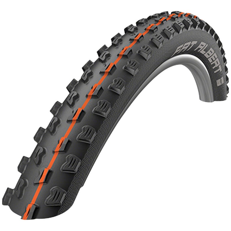 Schwalbe Fat Albert Front Tire – 27.5 x 2.35, Tubeless, Folding, Black, Evolution, Addix Soft, Snakeskin