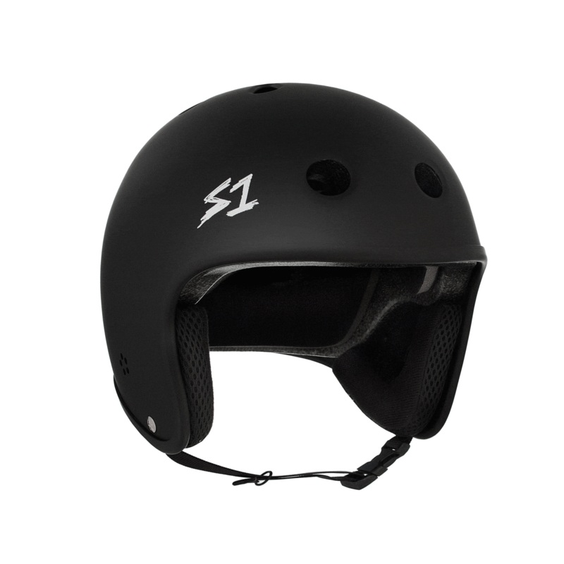 S-One Retro Lifer Helmet Matte Black Matte Black S