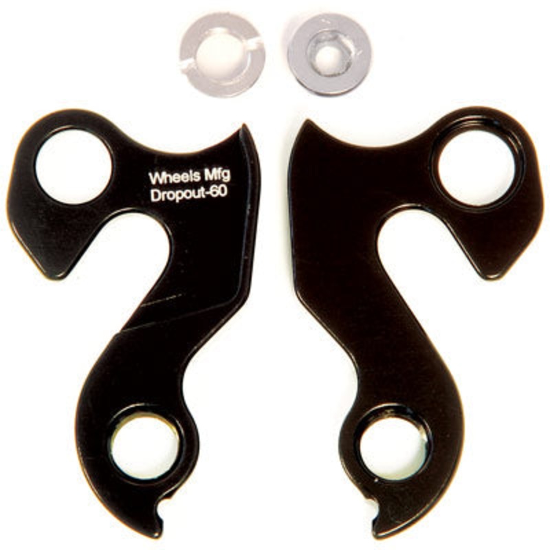 Wmfg Derailleur Hanger #60 Replacement Derailleur Hangers Wheels Mfg. Derailleur NA Black