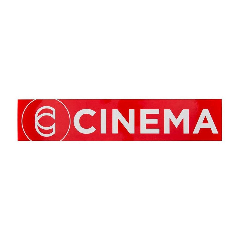 Cinema Ramp Sticker Red