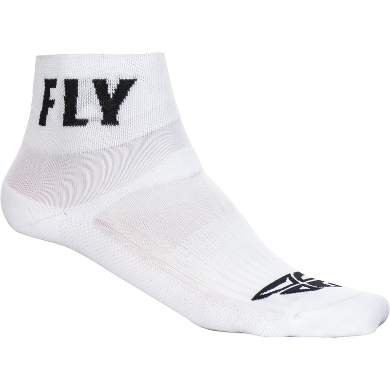 FLY RACING Fly Shorty Socks White Lg/Xl