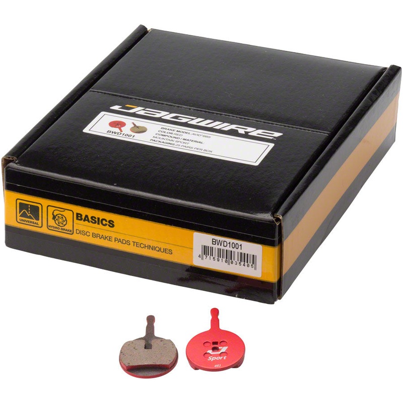 Jagwire Mountain Sport Semi-Metallic Disc Brake Pads for Avid BB5: Box of 25 Pairs
