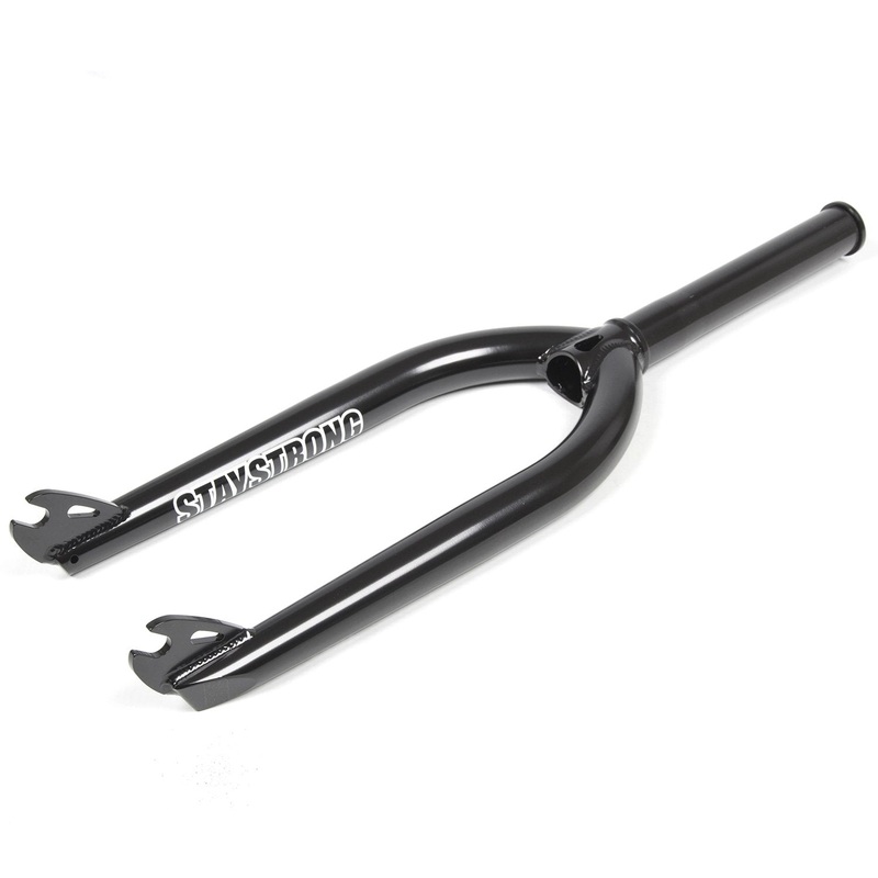 Stay Strong Race DVSN Chromoly BMX Race Fork-24″-10mm Black Graphic 1