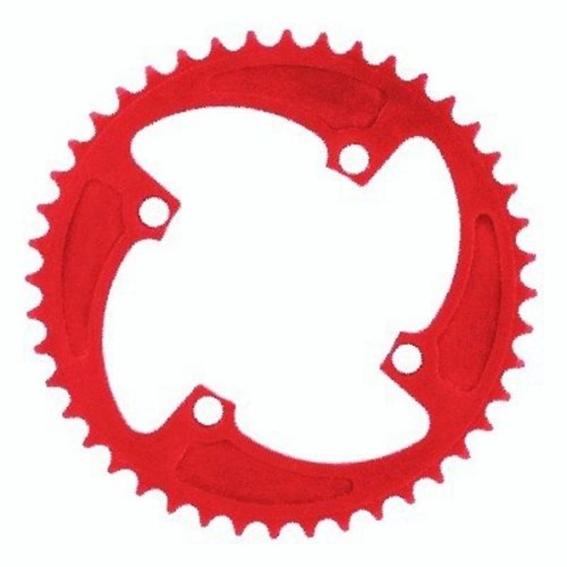 MCS 39t BMX Chainring – Red – 104mm 4-bolt – USA Made