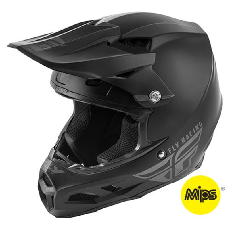 FLY RACING KINETIC F2- 2018 2X MATTE BLACK