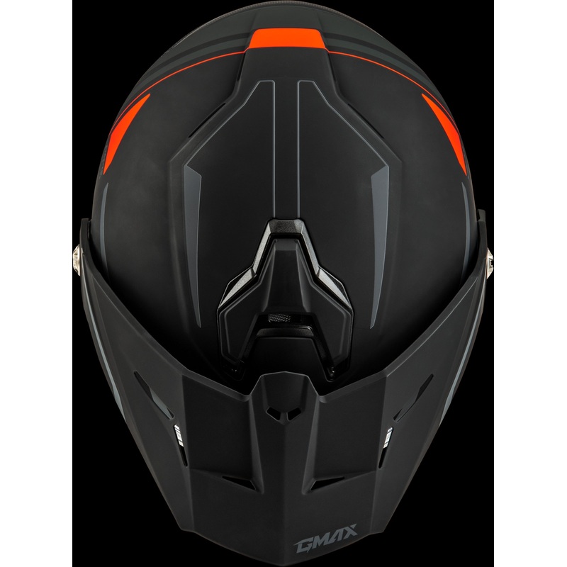 GMAX Md-74s Spectre Snow Helmet Matte Black/Red Md