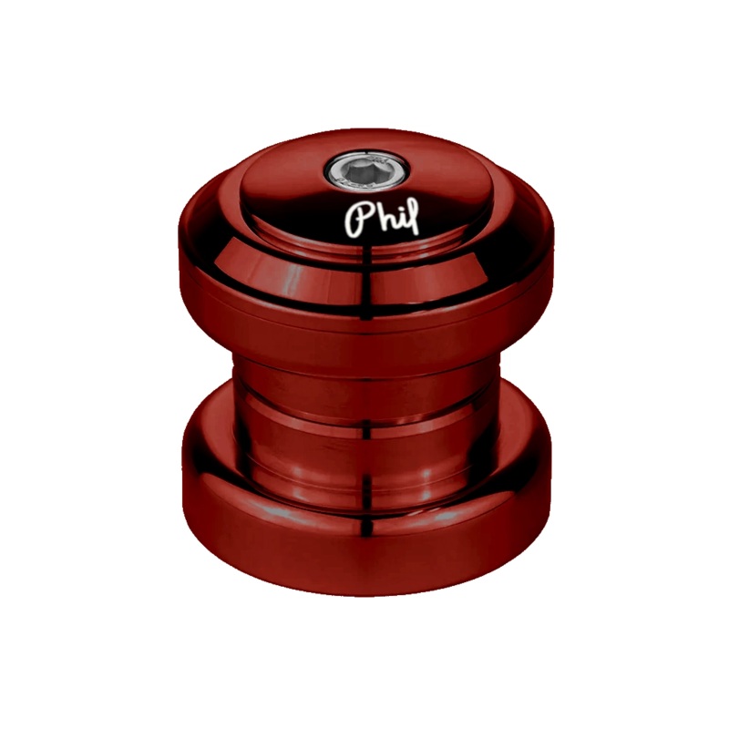 Phil Wood Sealed Standard 1-1/8″ Threadless Headset – Red