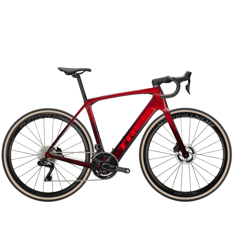 Domane+ SLR 9 US 56 Metallic Red Smoke/Red Carbon Smoke