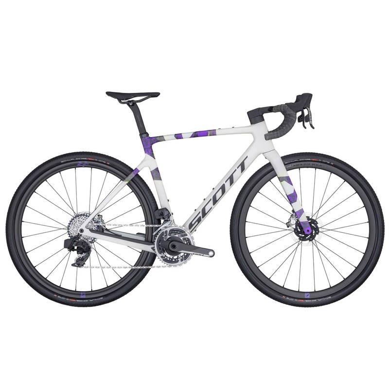 Scott Addict Gravel RC Bike White / Purple XS