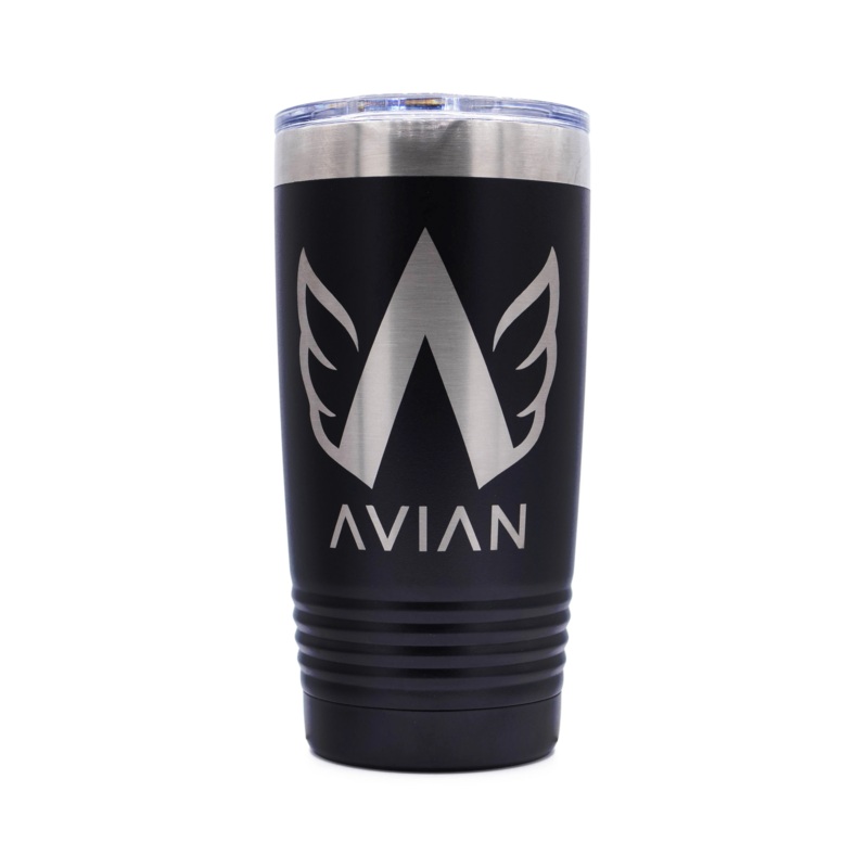 Avian Insulated Tumbler-Black 20oz