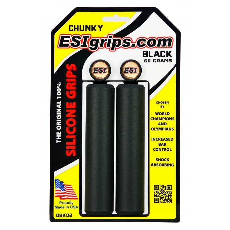 ESI Chunky Silicone Grips – 32mm Black