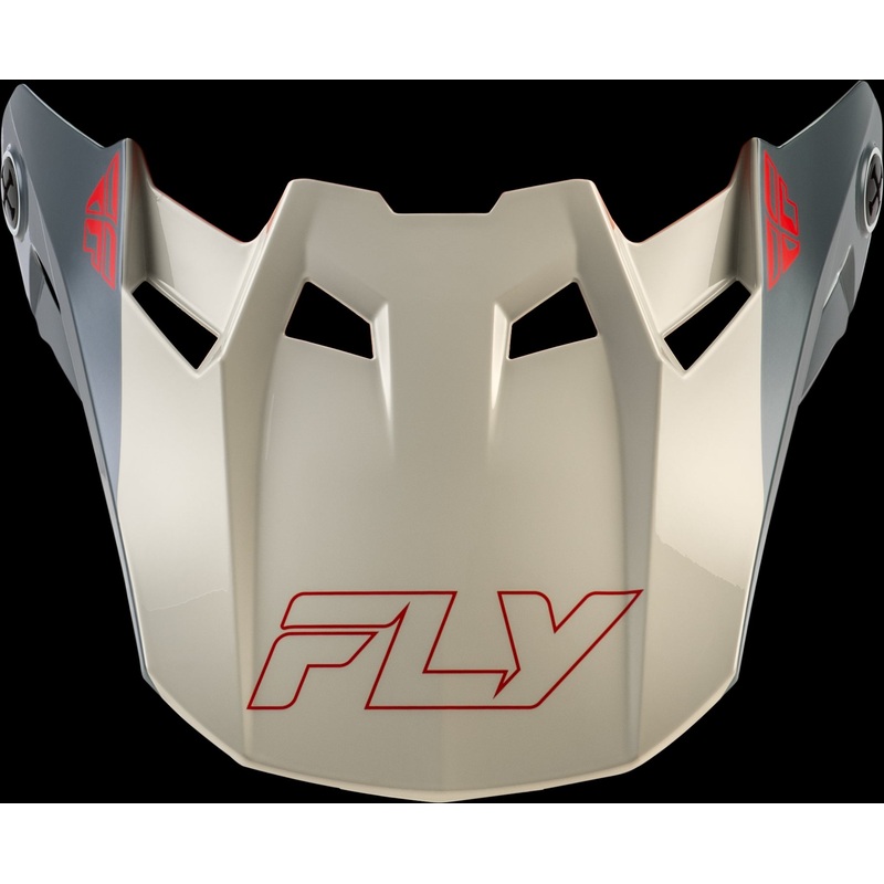 FLY RACING Formula Cc Glide Visor Black/Red/Grey Md/Lg