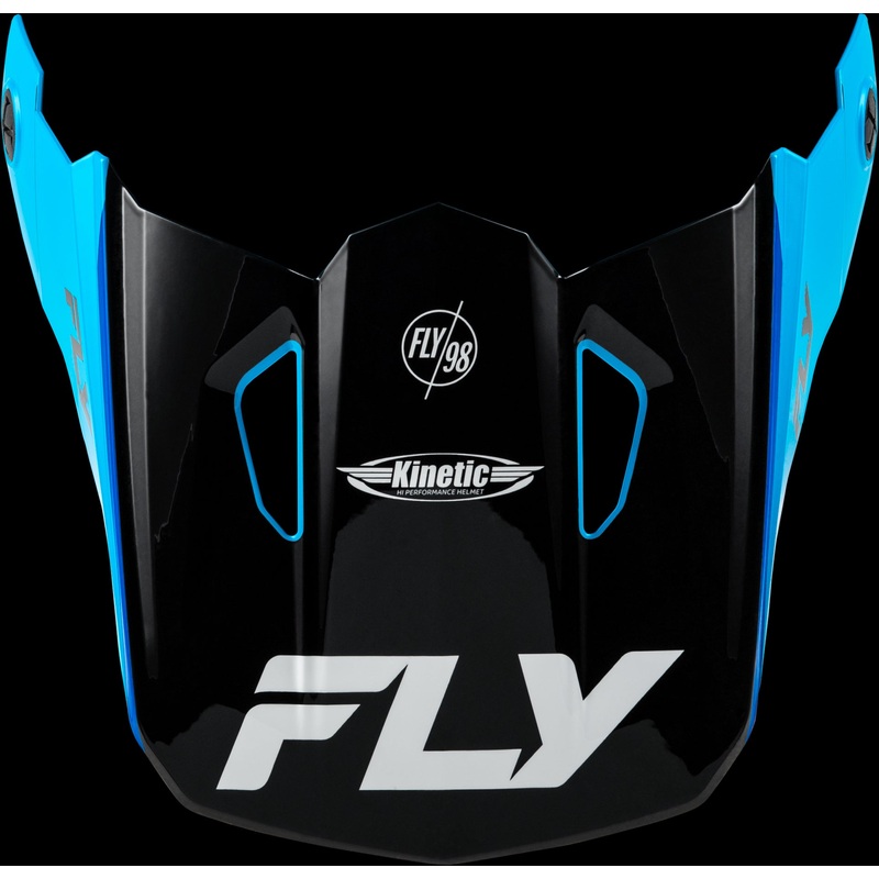 FLY RACING Kinetic Rally Helmet Visor Blue/Black/White Xl/2x