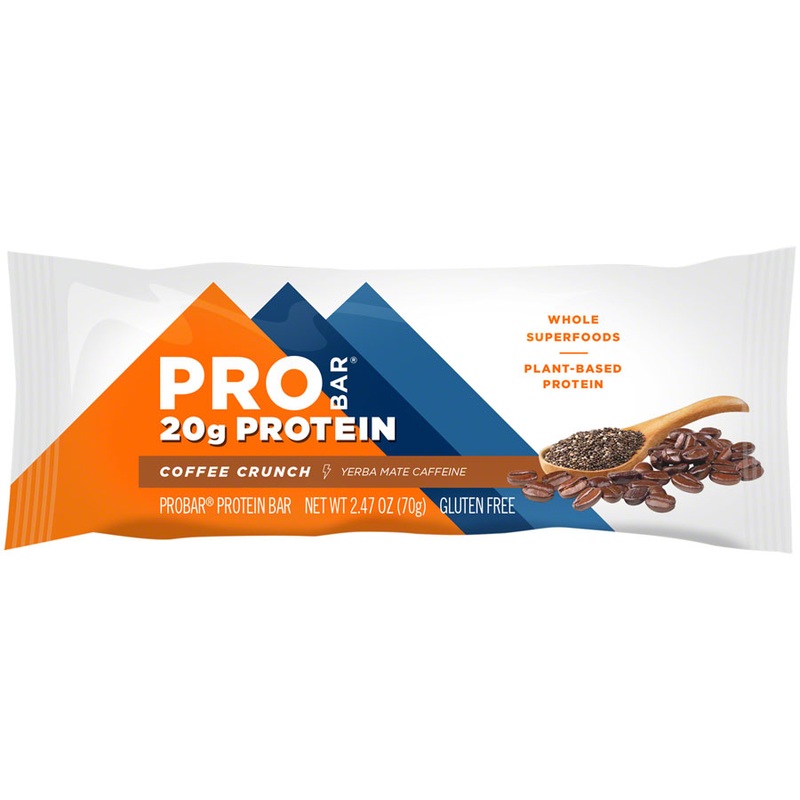ProBar Protein Bar – Coffee Crunch with Caffeine, Box of 12
