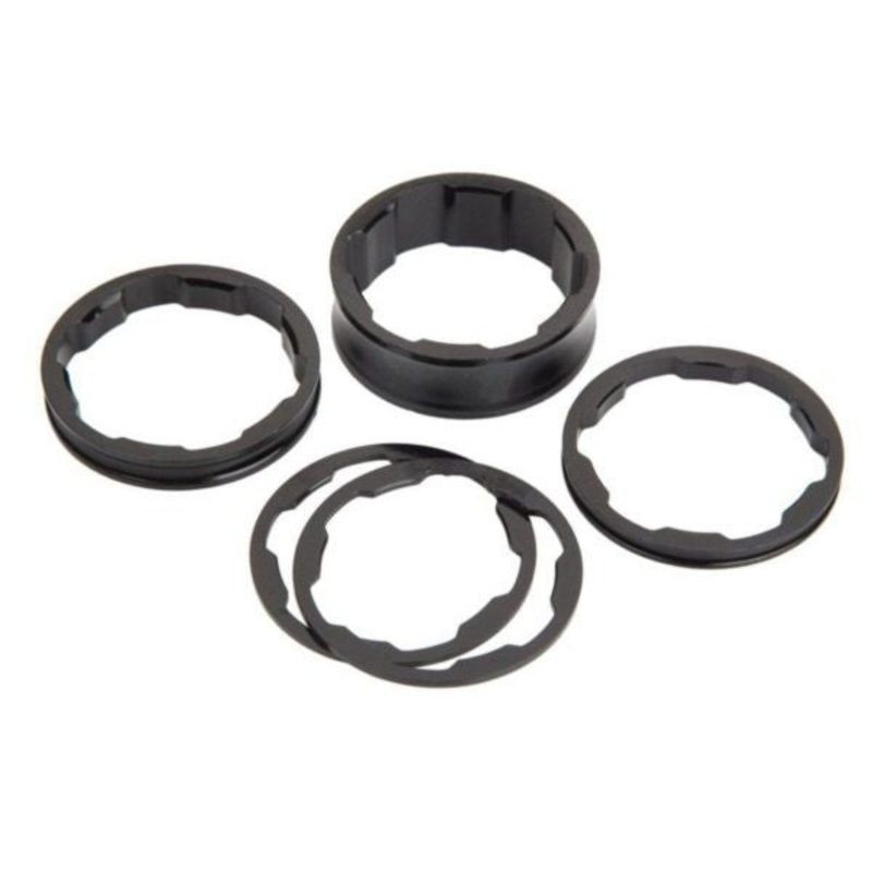 Box Two Stem Spacers 1-1/8″ Black