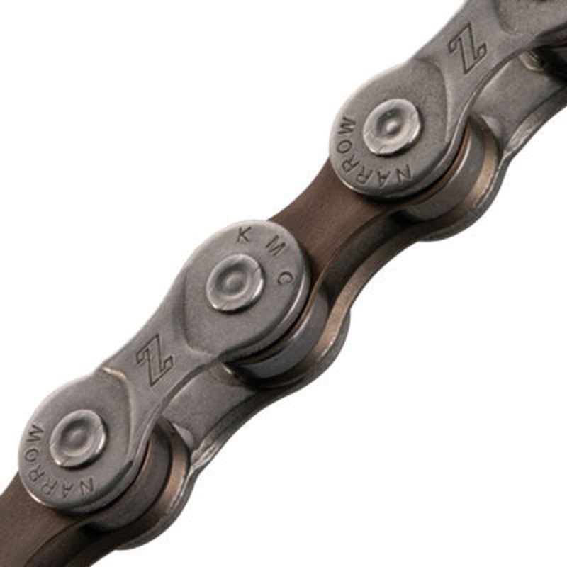 kmc chain z8 1 x 116l np gy z8 1 chains 1/2” x 3/32” Gray/Brown