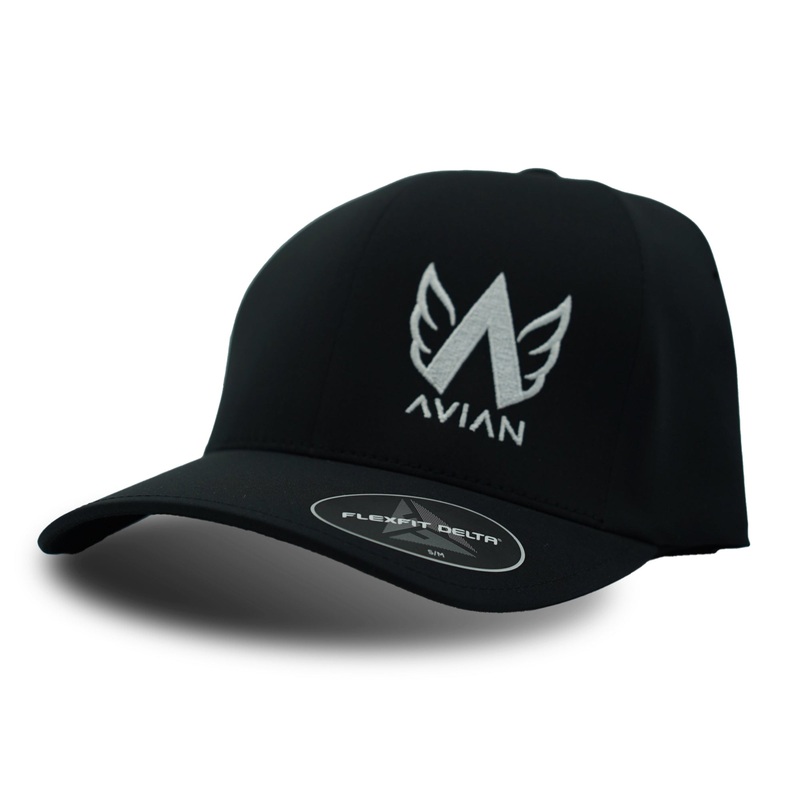 Avian Flexfit Delta Hat-Black Small/Medium