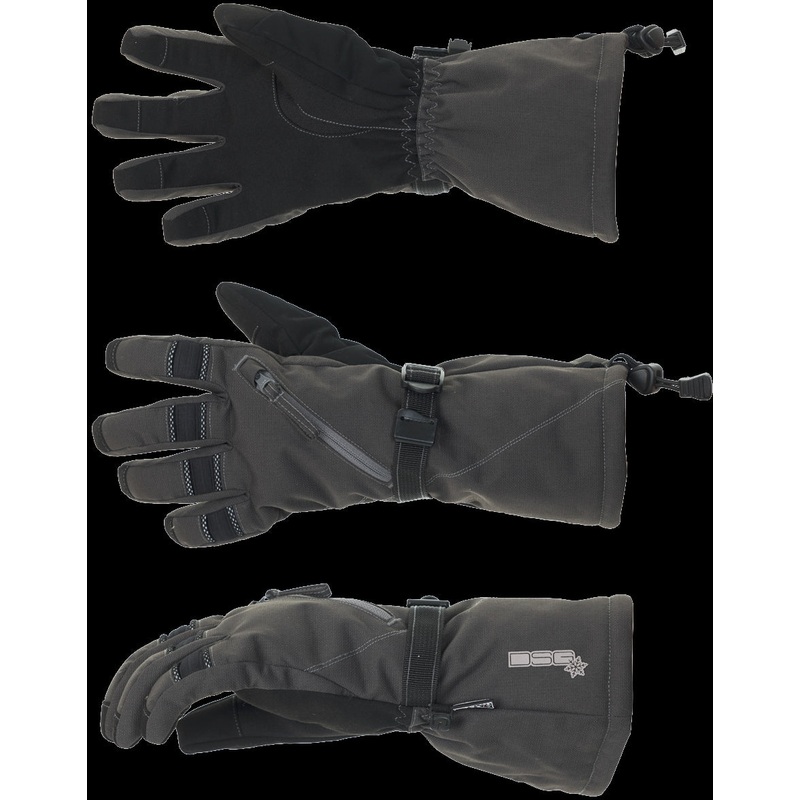 DSG Craze 5.0 Glove Charcoal Black Lg Charcoal Large