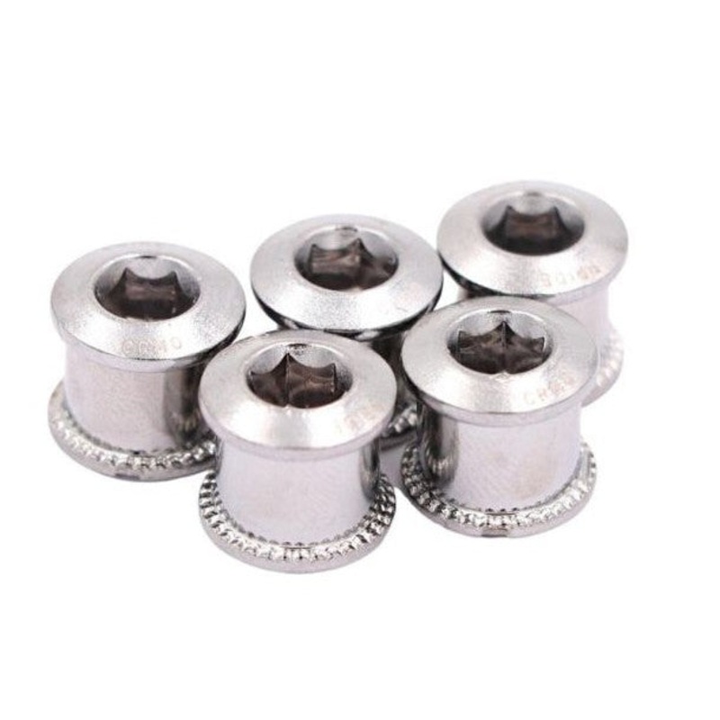 Pride Vortex Chromoly Chainring Bolt Polished 8.5mm