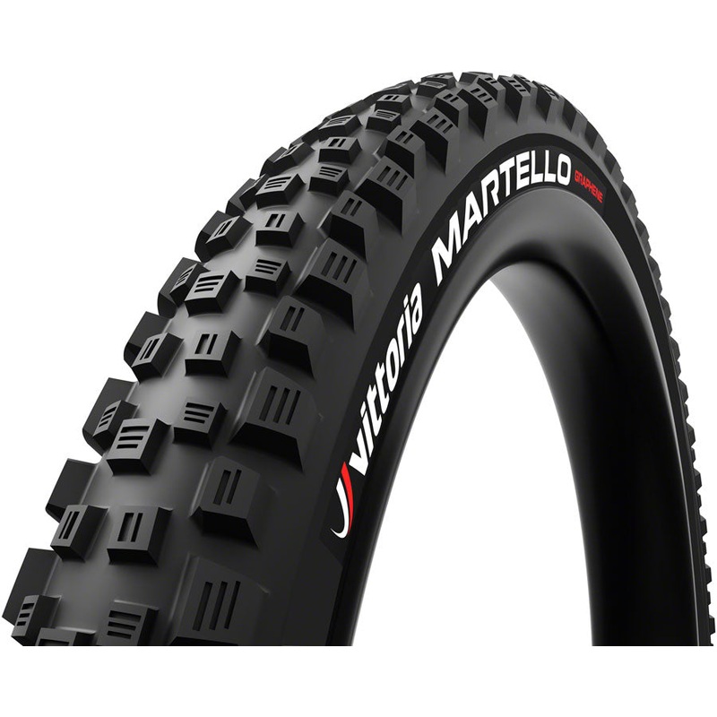 Vittoria Martello Tire – 27.5 x 2.4, Tubeless 2PLY, Folding, Black, Enduro 4C, G2.0