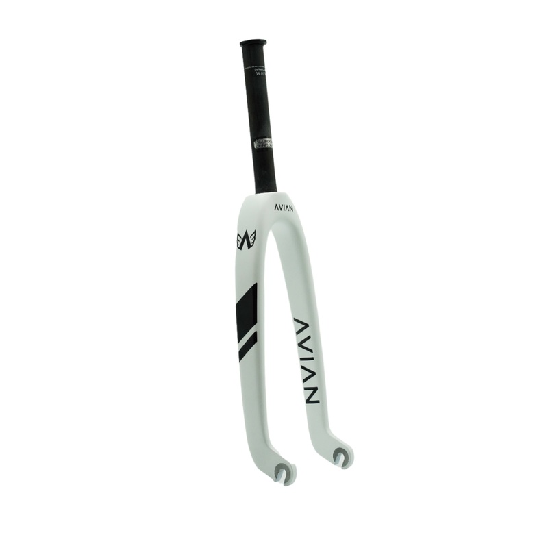 Avian Versus Youth Carbon BMX Fork-20″x1″-Semi Gloss White Evo 10mm