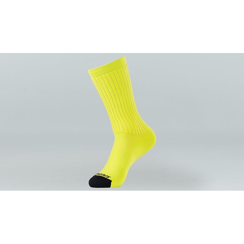 Hydrogen Aero Tall Road Socks – Hyper Green S