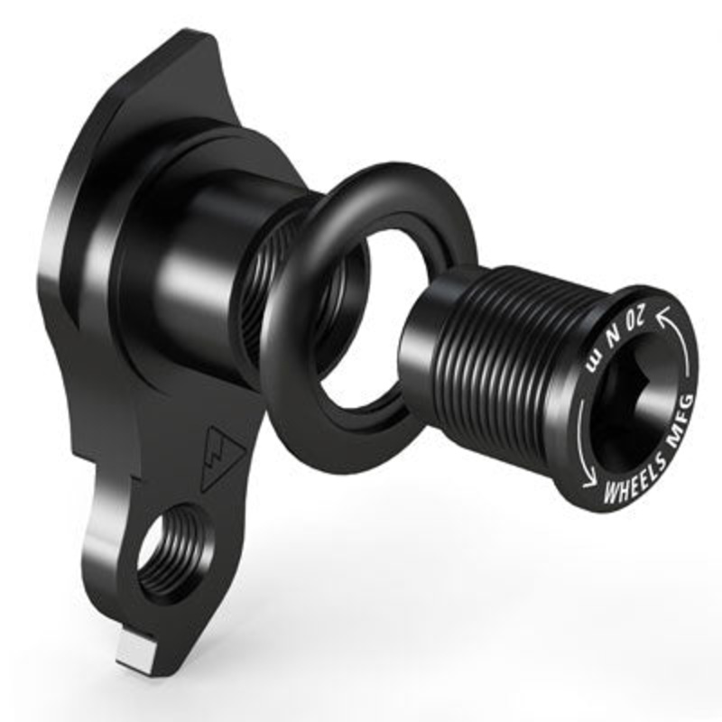 Wmfg Derailleur Hanger #487 Replacement Derailleur Hangers  Derailleur NA Black