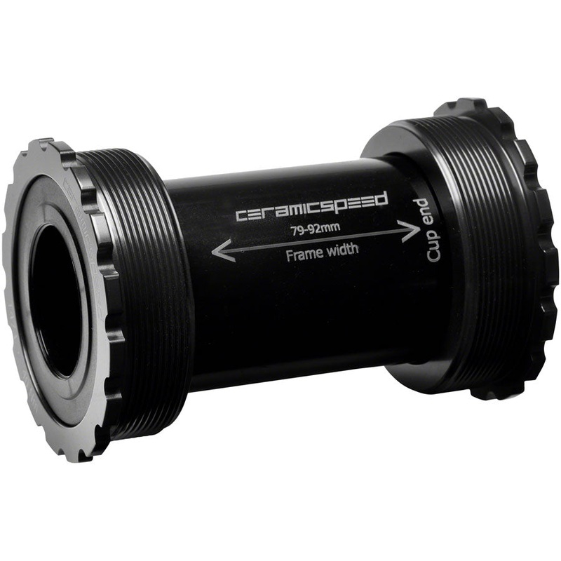 CeramicSpeed T47/86 Bottom Bracket – Shimano, Black