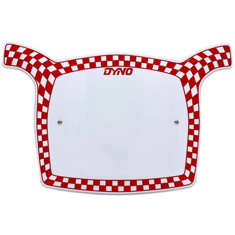 Dyno D-1 Stadium Checker Number Plate Blue