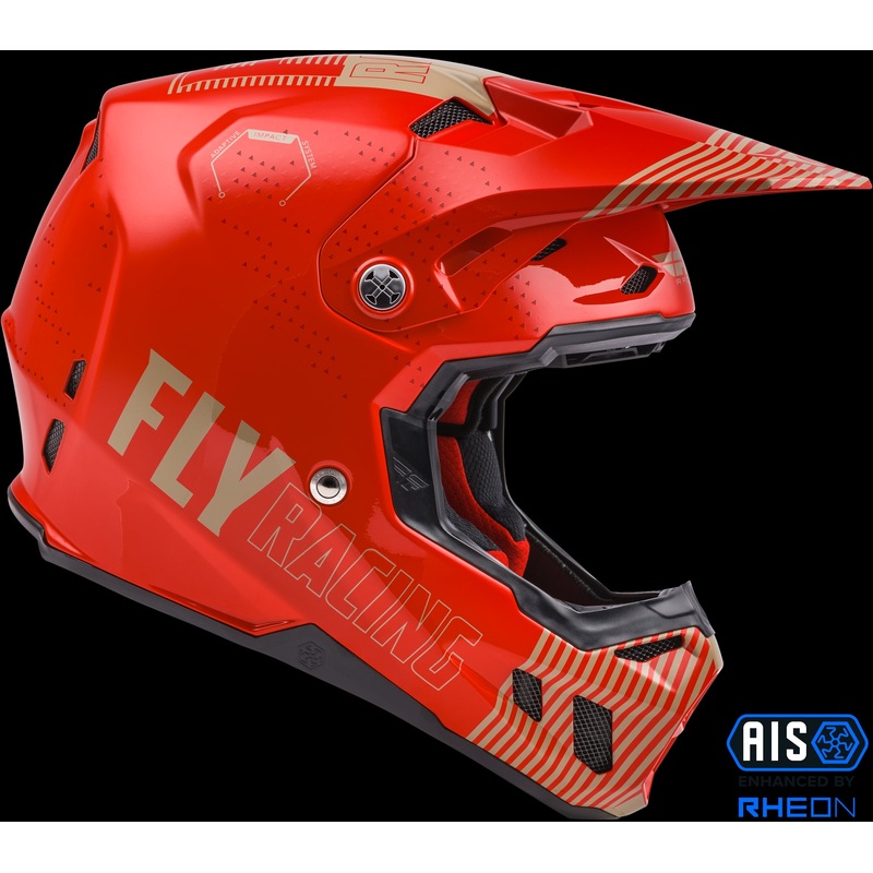 FLY RACING Formula Cc Primary Helmet Red/Khaki Xs