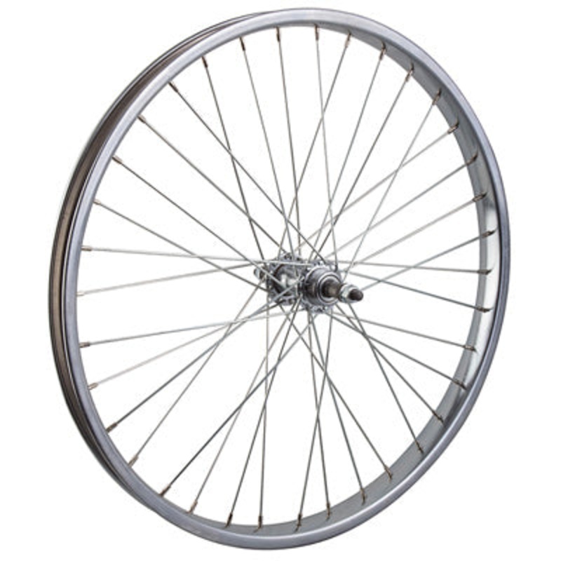 Rr Whl,24X2.125,Cp,Stl,36H 3/8”,Sw,Sil,135Mm,Fw,5-7S 24” Steel Cruiser/Comfort Wheels  Wheels  24” 24” N/A