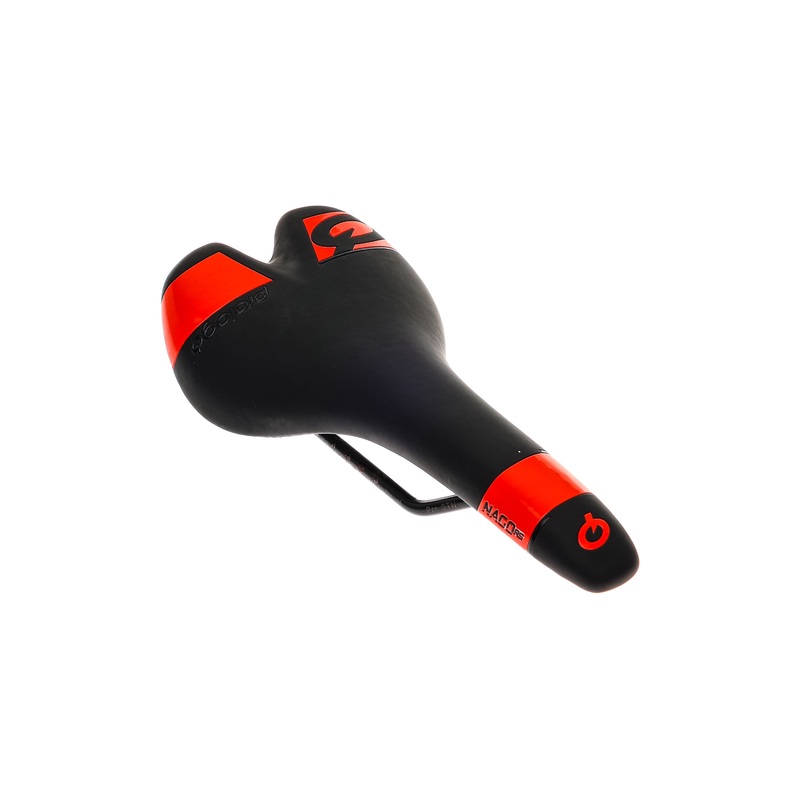 Prologo Nago RS Saddle 141mm Titanium Rails Black/Red