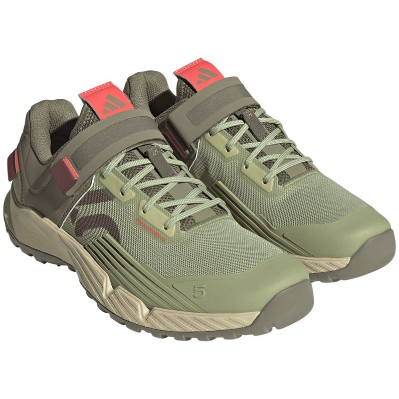 Trailcross Mountain Clipless Shoes – Women’s, Magic Lime/Quiet Crimson/Orbit Green 10