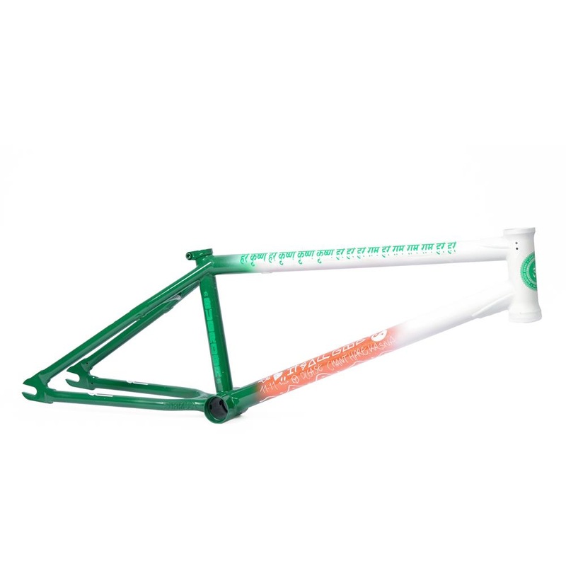Subrosa Ltd Ed. Hand Painted Om V2 Frame White/Orange/Green 20.5″