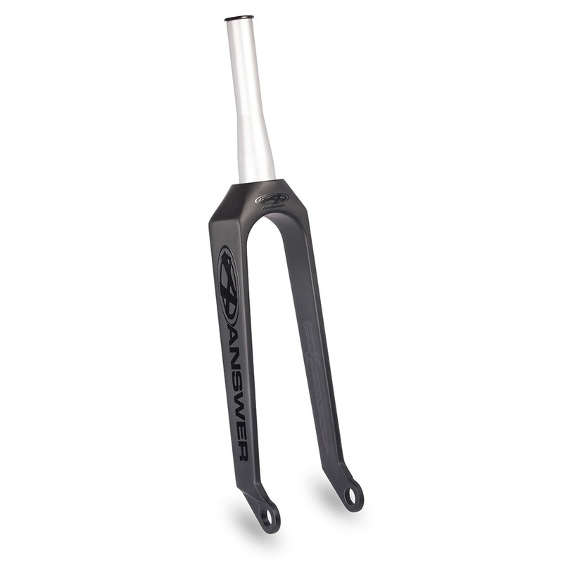 Answer Dagger OS20 Tapered Carbon BMX Race Fork-1 1/8-1.5″-10mm-Matte Black