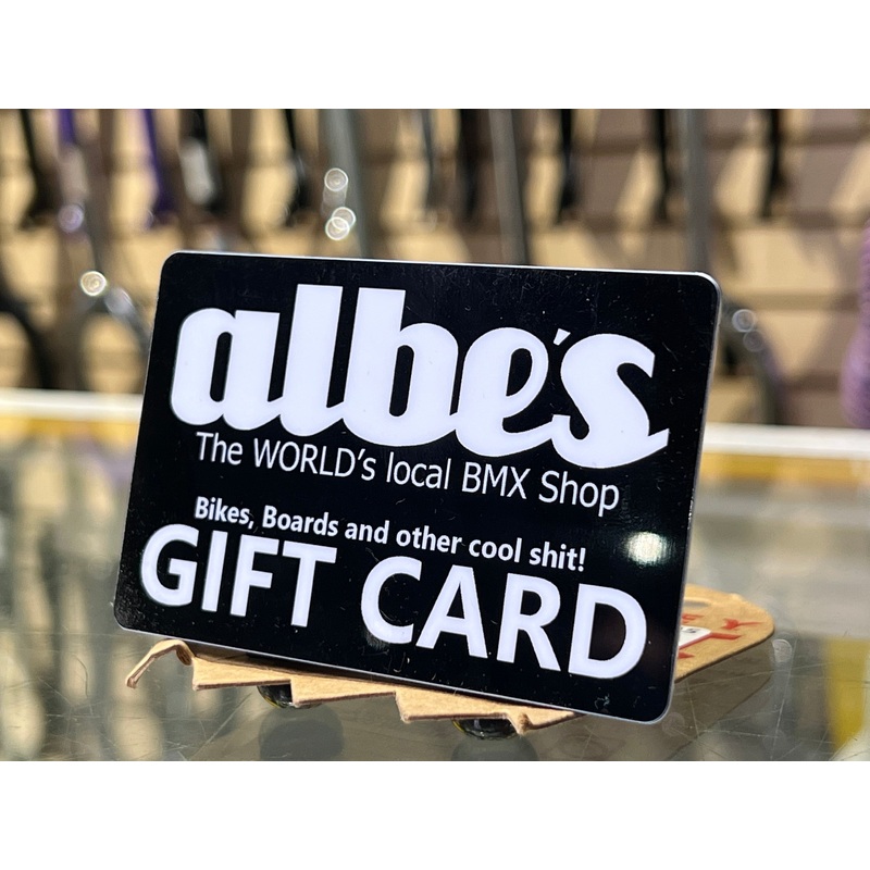 Albe’s BMX Electronic Gift Card $10.00