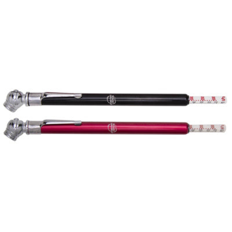 P-Bike Tire Gauge,10/Cd,Red/Bl Pencil Type,20-120Psi,Red/Blk Pencil Tire Gauge Planet Bike Pumps NA Red & Black