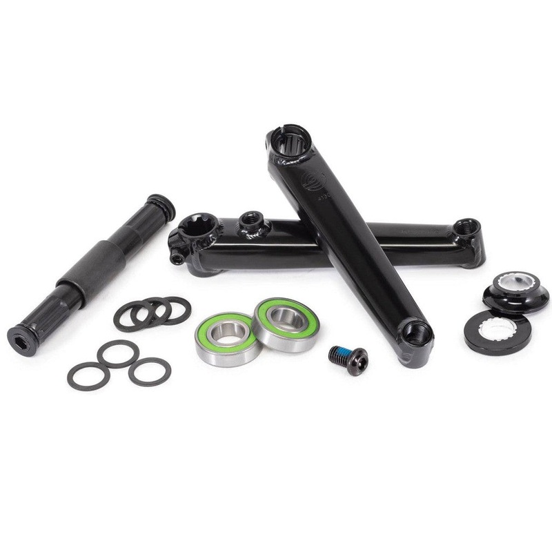 Salt Revo Crankset w/ Sealed Bottom Bracket Black 165mm