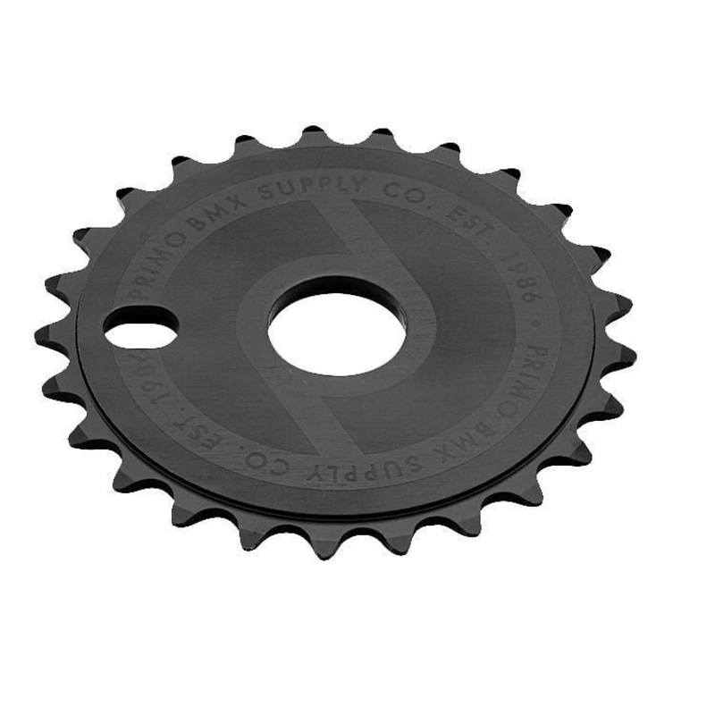 Primo Solid Sprocket Black 25T 25t Black