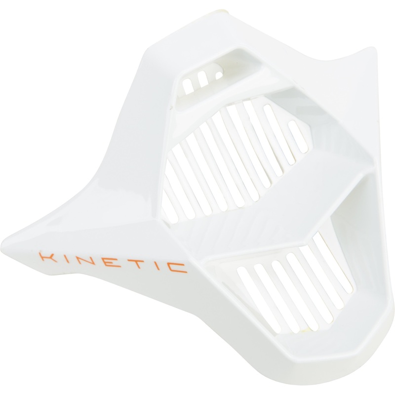 FLY RACING Kinetic Burnish Mouthpiece Orange/White