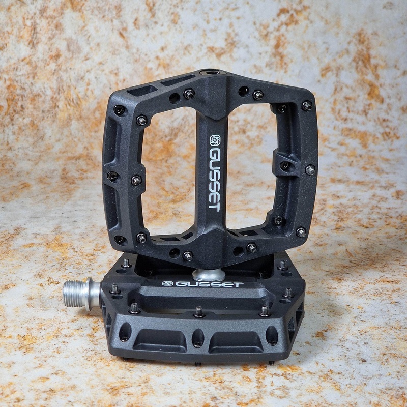 Gusset Slim Jim Nylon Pedals Black 9/16″