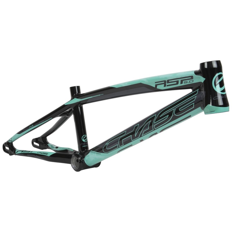 Chase RSP5.0 Alloy BMX Race Frame-Black/Teal Mini