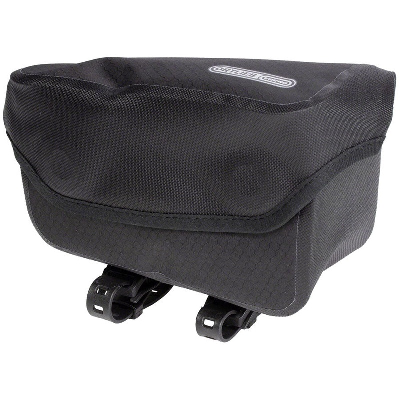 Ortlieb Fuel-Pack Top Tube Bag – Bolt/Strap-On, Black