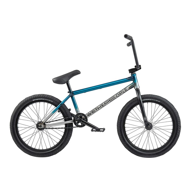 WeThePeople Reason Shift BMX 20” Matt Trans teal-raw fade 20.75”